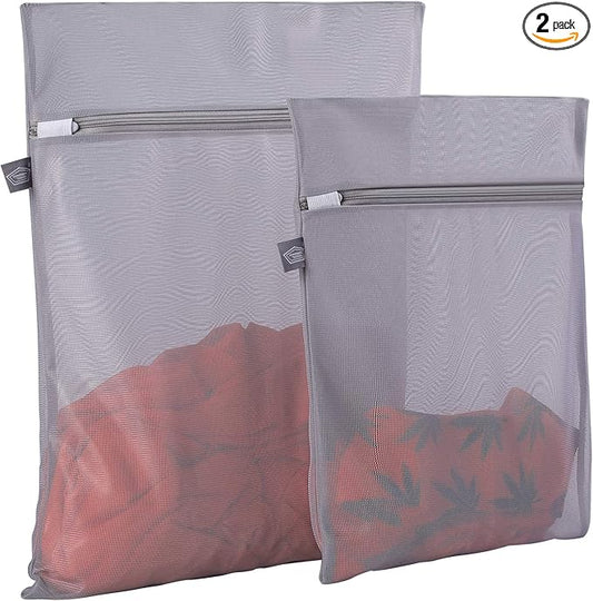 Kimmama Laundry Bag Mesh Wash Bags, Washing Machine Wash Bag, Net Washer Sack with Zipper, Dryer Pouch for Cleaning and Drying Cloths, Garment, Delicates, lingerie, Suit, Bra, Pant, Sock, Small Toys