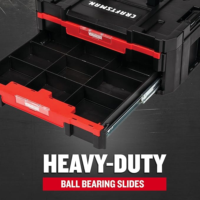 CRAFTSMAN Plastic Tool Box With Drawers, Organizer and Storage (CMST17804)