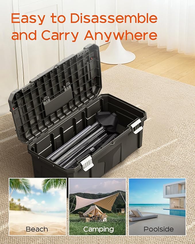 CASAMAYA Clothes Drying Rack Foldable, 59 inch Tripod Laundry Drying Rack Indoor with Rotating Clothes Rail for 27 Pieces of Clothes, Space Saving, Stainless Steel, Black and Silver CDR001B01