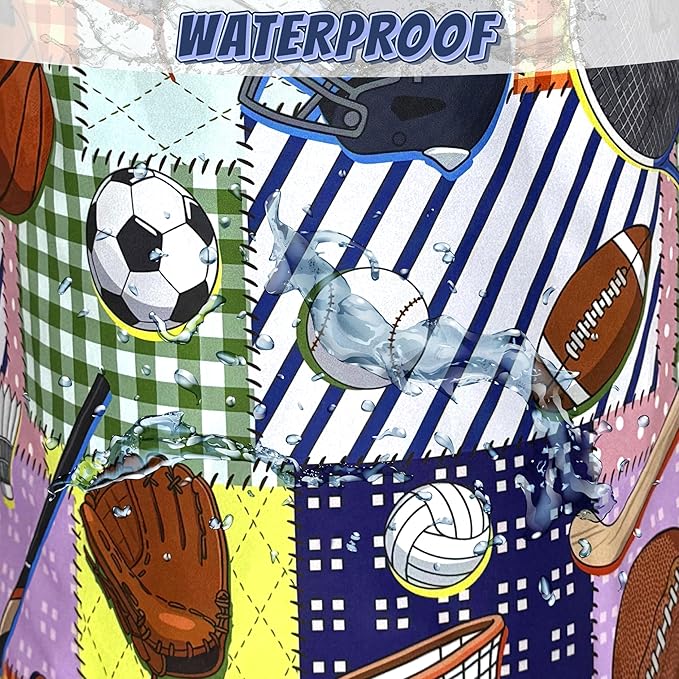 Colorful Balls Sports Laundry Basket Foldable Ball Games Laundry Hamper With Handle Portable Oxford Cloth Clothes Storage Basket Funny Laundry Bag 18.9"x16.5" For Laundry Room/Bedroom/Bathrooms