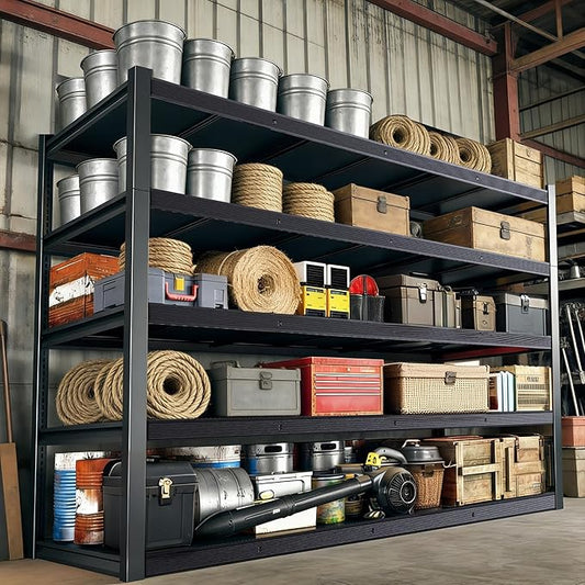 84" H Garage Shelving,Storage Shelves 3050LBS Heavy Duty Storage Shelves,Adjustable Metal Shelving,for Garage,Warehouse,Basement,Pantry 84" H x 55" W x 24" D