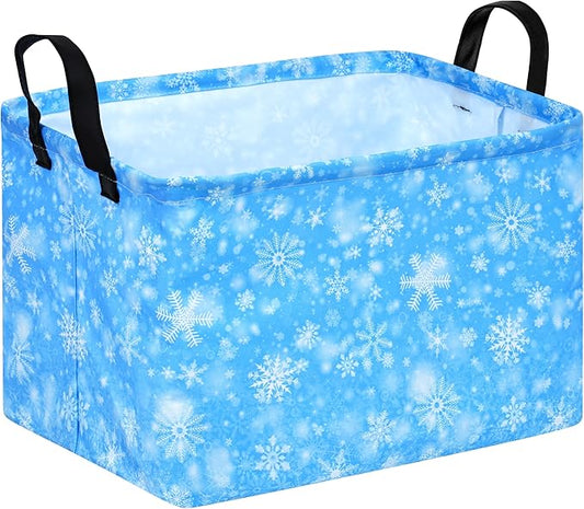 MAIZMZ Girls Storage Basket Kids Gift Storage Bins Foldable Closet Organizer Cube Baby Nursery Hamper Waterproof Clothes Toy Bin Book Shelf Party Decor